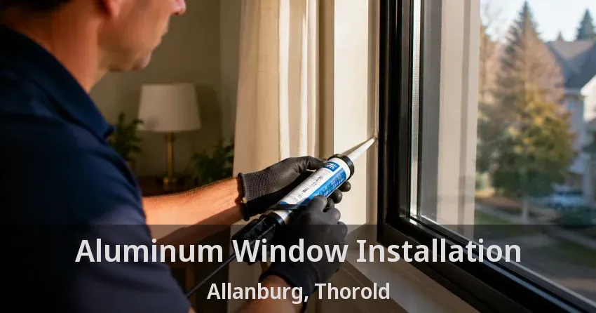 Aluminum Window Installation Allanburg, Thorold - ON
