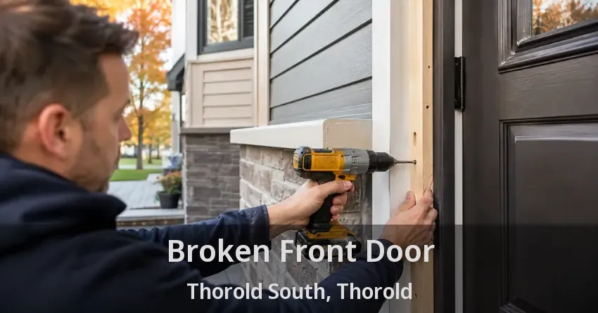 Broken Front Door Thorold South, Thorold - ON