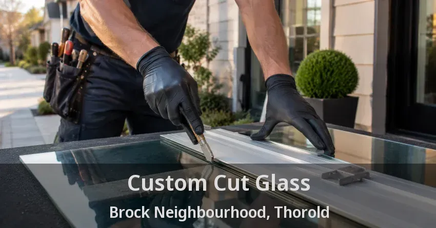 Custom Cut Glass Brock Neighbourhood, Thorold - ON