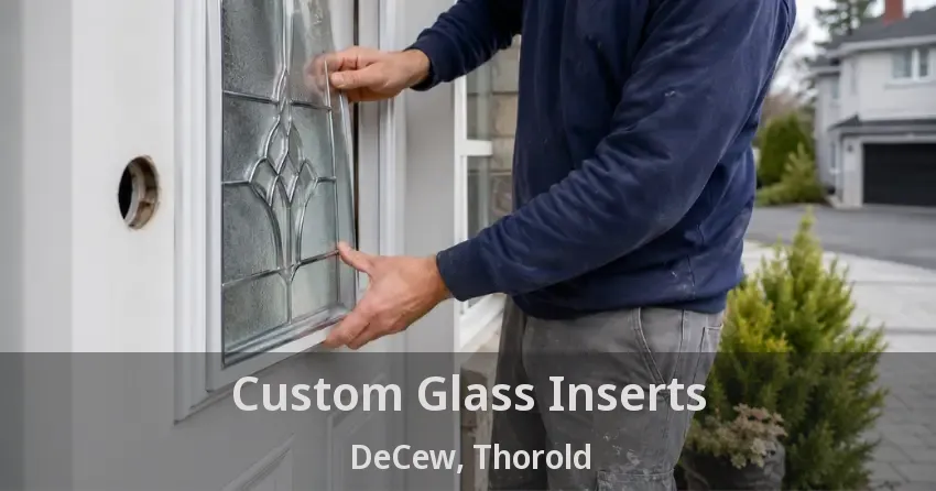 Custom Glass Inserts DeCew, Thorold - ON