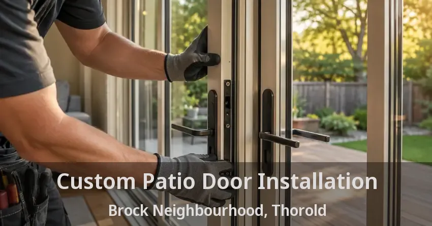 Custom Patio Door Installation Brock Neighbourhood, Thorold - ON