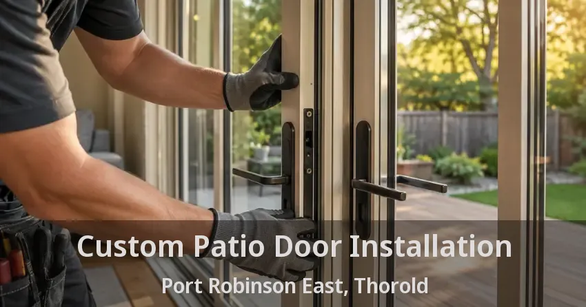 Custom Patio Door Installation Port Robinson East, Thorold - ON