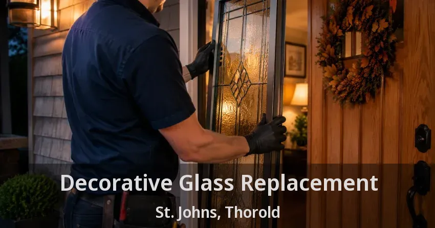 Decorative Glass Replacement St. Johns, Thorold - ON