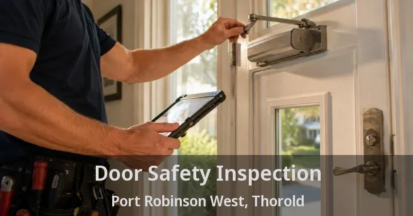Door Safety Inspection Port Robinson West, Thorold - ON