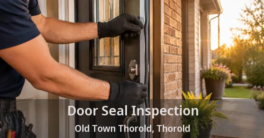 Door Seal Inspection Old Town Thorold, Thorold - ON