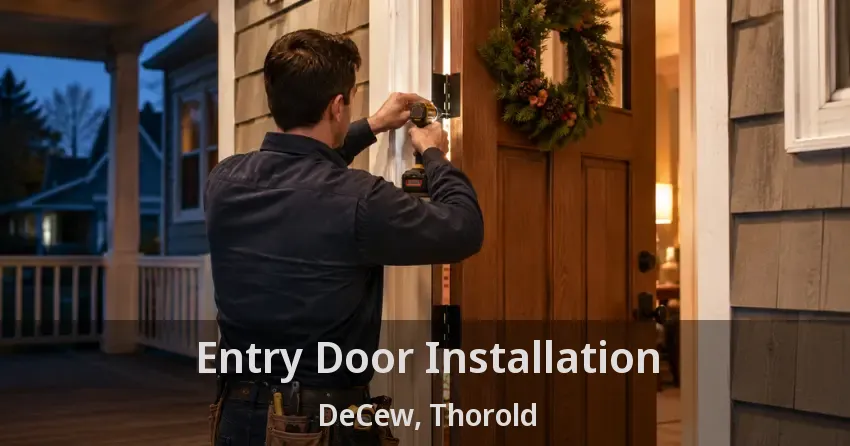 Entry Door Installation DeCew, Thorold - ON