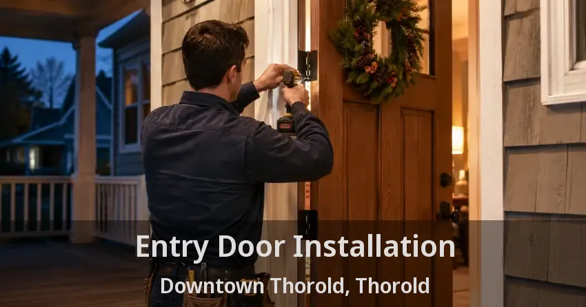 Entry Door Installation Downtown Thorold, Thorold - ON