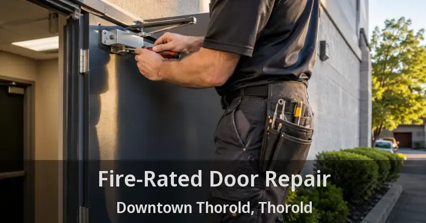 Fire-Rated Door Repair Downtown Thorold, Thorold - ON