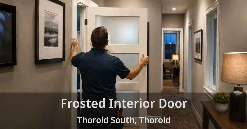 Frosted Interior Door Thorold South, Thorold - ON