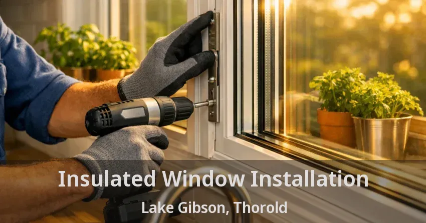 Insulated Window Installation Lake Gibson, Thorold - ON