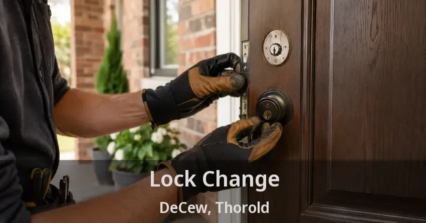Lock Change DeCew, Thorold - ON