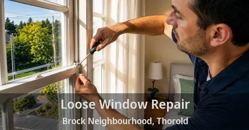 Loose Window Repair Brock Neighbourhood, Thorold - ON
