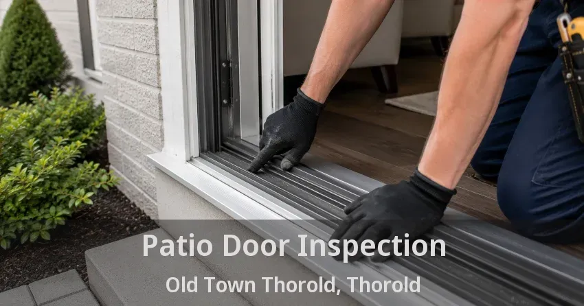 Patio Door Inspection Old Town Thorold, Thorold - ON