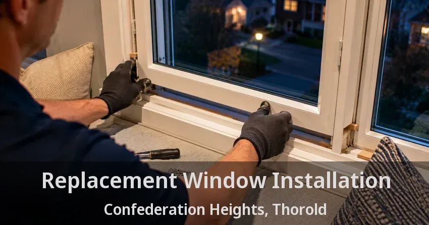 Replacement Window Installation Confederation Heights, Thorold - ON