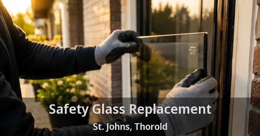 Safety Glass Replacement St. Johns, Thorold - ON