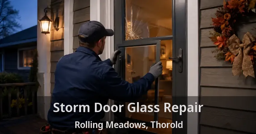 Storm Door Glass Repair Rolling Meadows, Thorold - ON