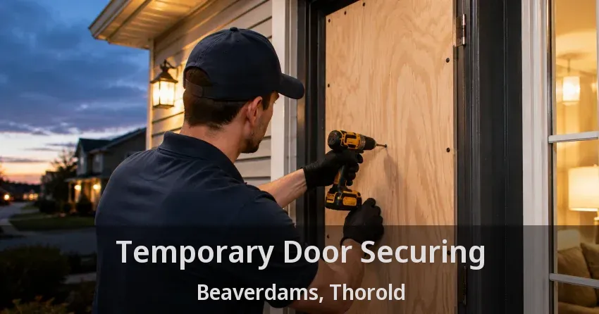 Temporary Door Securing Beaverdams, Thorold - ON