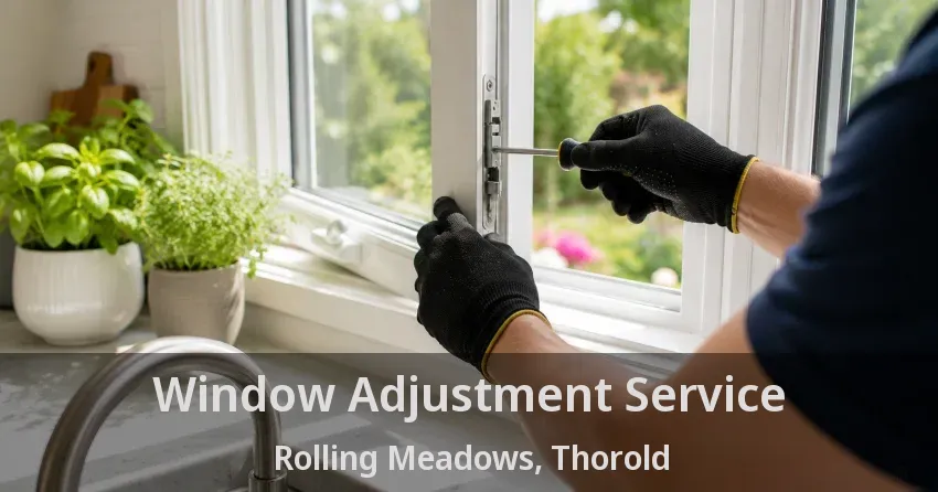 Window Adjustment Service Rolling Meadows, Thorold - ON