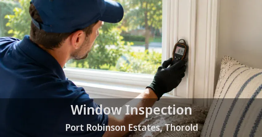 Window Inspection Port Robinson Estates, Thorold - ON