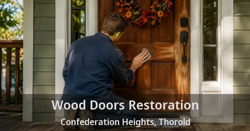 Wood Doors Restoration Confederation Heights, Thorold - ON