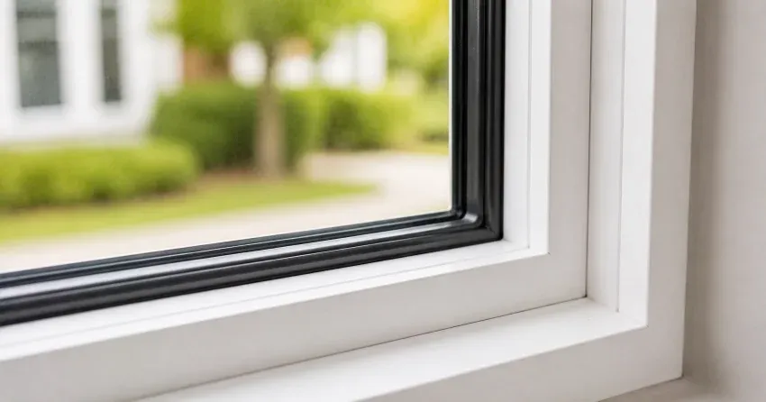 technician repairing window and door hardware in Old Town Thorold, Thorold home
