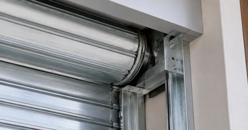 automatic storefront door technician servicing motor and sensor in Thorold